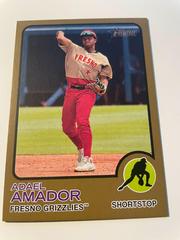 Adael Amador [Gold] #99 Baseball Cards 2022 Topps Heritage Minor League Prices