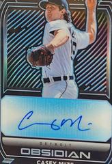 Casey Mize [Carolina Blue] Baseball Cards 2021 Panini Chronicles Obsidian Autographs Prices