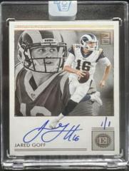 Jared Goff [Autograph Ruby] #93 Football Cards 2022 Panini Encased Prices