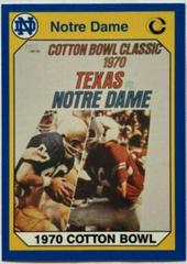 1970 Cotton Bowl Football Cards 1990 Notre Dame Collegiate Collection Prices