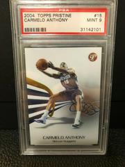 Carmelo Anthony #15 Basketball Cards 2004 Topps Pristine Prices