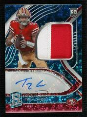 Trey Lance [Patch Autograph Neon Blue] #204 Football Cards 2021 Panini Spectra Prices