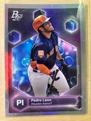 Pedro Leon #PE-10 Baseball Cards 2022 Bowman Platinum Precious Elements Prices