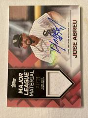 Jose Abreu [Red] Baseball Cards 2022 Topps Update Major League Material Autographs Prices