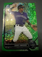 Adael Amador [Green] #BDC-59 Baseball Cards 2022 Bowman Draft Chrome Prices