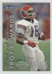 Troy Edwards [Blitz Collection] Football Cards 1999 Fleer Prices