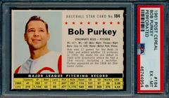 Bob Purkey [Perforated] #184 Baseball Cards 1961 Post Cereal Prices