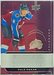 Cale Makar [Red] #RR-1 Hockey Cards 2019 Upper Deck Trilogy Rookie Renditions Prices
