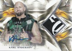Karl Anderson [Gold] Wrestling Cards 2019 Topps WWE Undisputed Auto Relic Prices