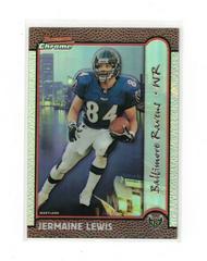 Jermaine Lewis [Interstate Refractor] #55 Football Cards 1999 Bowman Chrome Prices