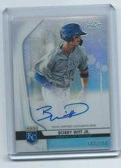 Bobby Witt Jr. [Refractor] #BWJ Baseball Cards 2020 Bowman Sterling Prospect Autographs Prices