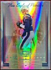 Tom Brady [Silver Holofoil] #63 Football Cards 2006 Panini Donruss Threads Prices