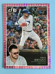 Kris Bryant [Pink Firework] Baseball Cards 2019 Panini Donruss Action All Stars Prices