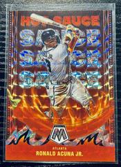 Ronald Acuna Jr. [Mosaic] #HS-4 Baseball Cards 2022 Panini Mosaic Hot Sauce Prices