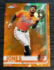 Adam Jones [Orange Refractor] #8 Baseball Cards 2019 Topps Chrome Sapphire Prices