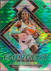 Michaela Onyenwere [Green Pulsar] #6 Basketball Cards 2022 Panini Prizm WNBA Emergent Prices