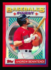 Andrew Benintendi [Red Refractor] #83 Baseball Cards 2020 Topps Finest Flashbacks Prices