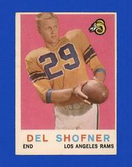 Del Shofner #15 Football Cards 1959 Topps Prices