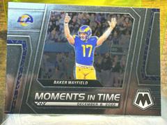 Baker Mayfield #MT-10 Football Cards 2023 Panini Mosaic Moments in Time Prices