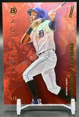 Cristian Santana [Red Foil] #52 Baseball Cards 2021 Bowman Inception Prices