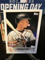 Buster Posey [SP Variation] Baseball Cards 2022 Topps Opening Day Prices