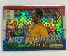 Neymar Jr. [Red White Blue Power Plaid] Soccer Cards 2014 Panini Prizm World Cup Net Finders Prices