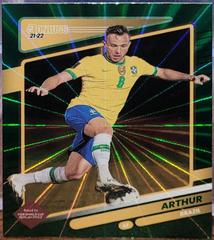 Arthur [Green Laser] Soccer Cards 2021 Panini Donruss Road to Qatar Prices