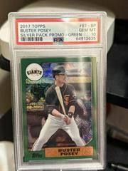 Buster Posey [Green] Baseball Cards 2017 Topps Silver Pack Promo Prices