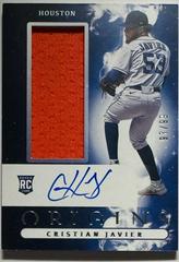 Cristian Javier [Red Silver Ink] #OS-CJ Baseball Cards 2021 Panini Chronicles Origins Signatures Prices