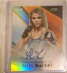 Paige VanZant [Blue] #FA-PV Ufc Cards 2017 Topps UFC Fire Autographs Prices