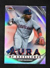 Jose Ramirez #AE-JR Baseball Cards 2022 Topps Finest Aura of Excellence Prices