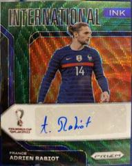 Adrien Rabiot [Green Wave] Soccer Cards 2022 Panini Prizm World Cup International Ink Autograph Prices