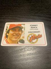 Johnny Bench Baseball Cards 1981 Perma Graphics Super Star Credit Card Prices