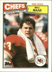 Bill Maas Football Cards 1987 Topps American UK Prices