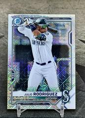 Julio Rodriguez [Mega Box Mojo] #BCP-86 Baseball Cards 2021 Bowman Chrome Prospects Prices