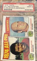 K.Houston, D.Anderson [All Pro Safeties] #222 Football Cards 1975 Topps Prices