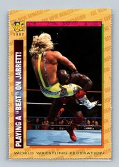 Playing a 'Beat' on Jarrett [August] #104 Wrestling Cards 1997 WWF Magazine Prices