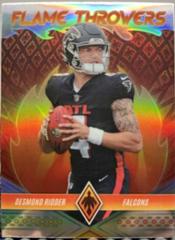 Desmond Ridder #FT-28 Football Cards 2022 Panini Phoenix Flame Throwers Prices