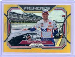 Denny Hamlin [Gold] #H9 Racing Cards 2021 Panini Prizm Heroes Prices