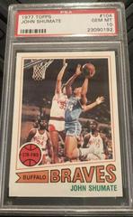 John Shumate #104 Basketball Cards 1977 Topps Prices
