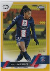 Ashley Lawrence [Gold] #63 Soccer Cards 2022 Topps Chrome UEFA Women's Champions League Prices