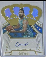 Cody Martin [Gold] #CR-CMT Basketball Cards 2019 Panini Crown Royale Rookie Autographs Prices