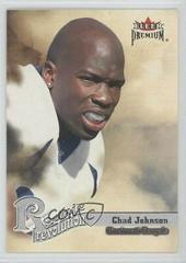 Chad Johnson #4 RR Football Cards 2001 Fleer Premium Rookie Revolution Prices