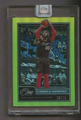 Carmelo Anthony [Gold] Basketball Cards 2020 Panini One and One Prices