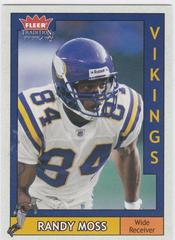 Randy Moss [Tiffany] #204 Football Cards 2003 Fleer Tradition Prices
