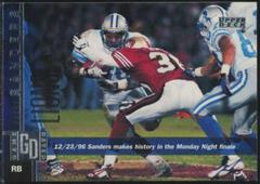 Barry Sanders [Game Dated Foil] Football Cards 1997 Upper Deck Prices