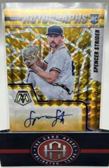 Spencer Strider [Gold] #RAM-SS Baseball Cards 2022 Panini Mosaic Rookie Autographs Prices