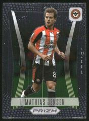 Mathias Jensen #9 Soccer Cards 2023 Panini Prizm Premier League Flashback Prices