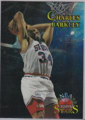 Charles Barkley [Finest Atomic Refractors] #104 Basketball Cards 1996 Topps Stars Prices