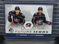 Kent Johnson, Johnny Gaudreau Hockey Cards 2022 SP Authentic Future Icons Prices